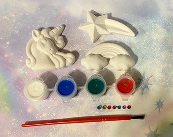 Unicorn Craft Kit-Rainbow Craft Kit-Paint Set-Unique Party Bag Favour/Fillers -Craft Party Idea-Children’s Activity Set-Birthday Gift