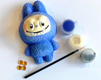 Bubu Bastelset-Bubu Partybeutel Geschenk-Einzigartige Partytasche-Farbset-Kinderparty Handwerk