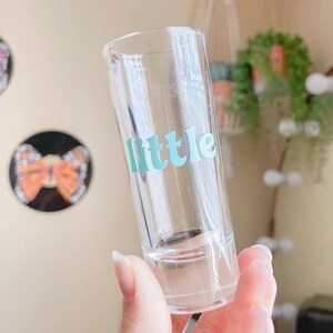 Big Little Shot Glass | Sorority Gifts | Big Little Gift | Twenty First Birthday | Big Little Basket | Custom Shot Glass | Christmas Gift