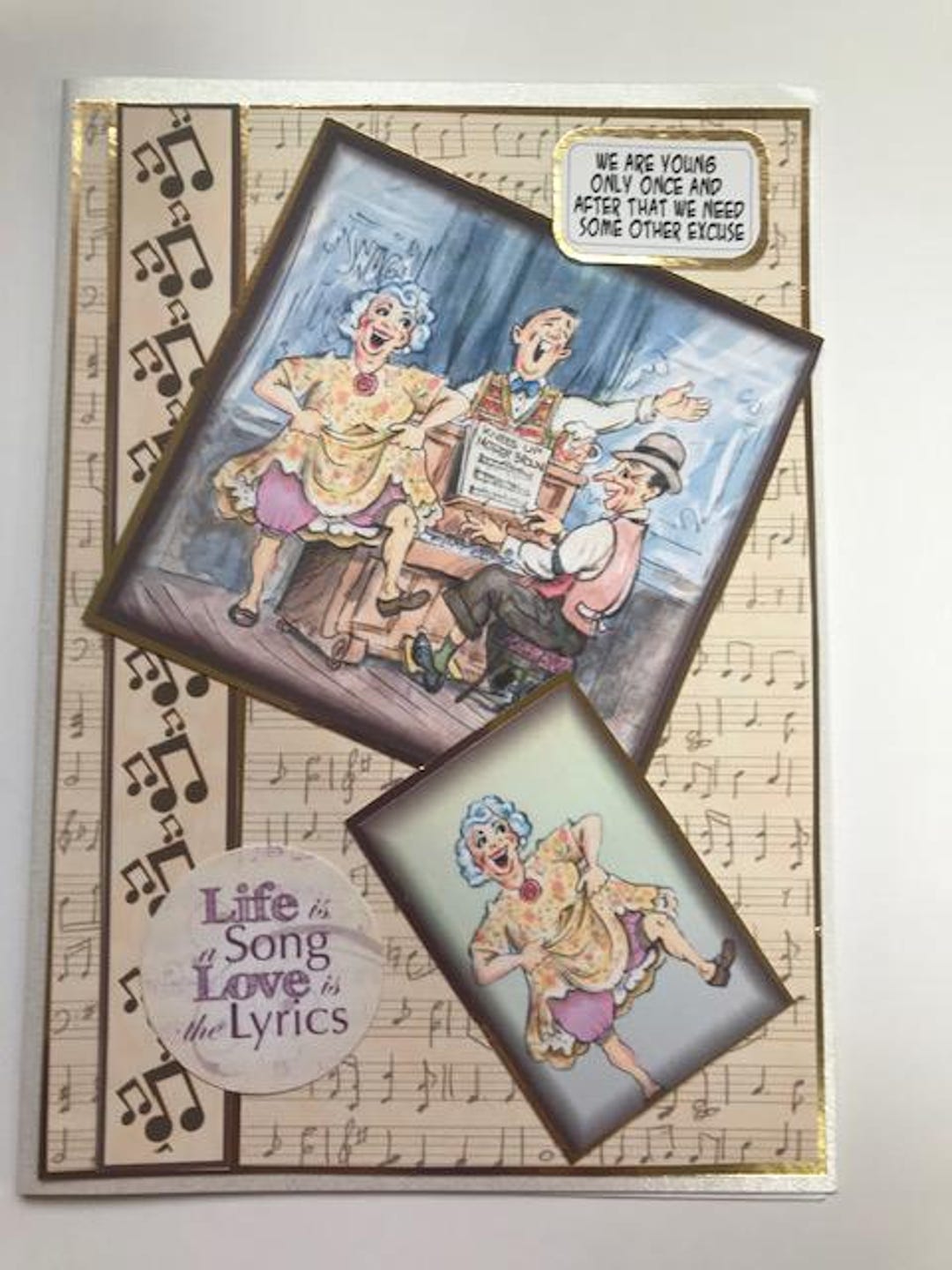 Comical Card With Funny Sentiments - Etsy