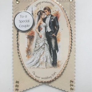 Herzlichen Glückwunsch. An Ihrem Hochzeitstag. Zu einem Besondern Pärchen.