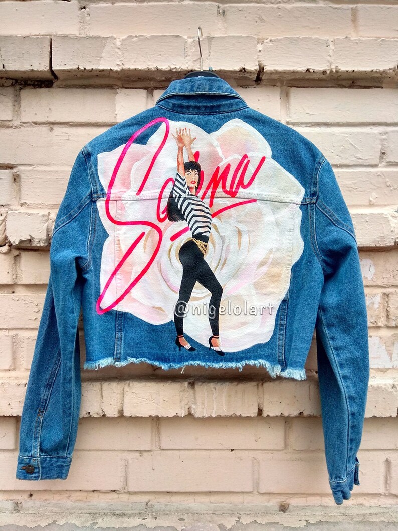 Selena Quintanilla Denim Jacket Hand 