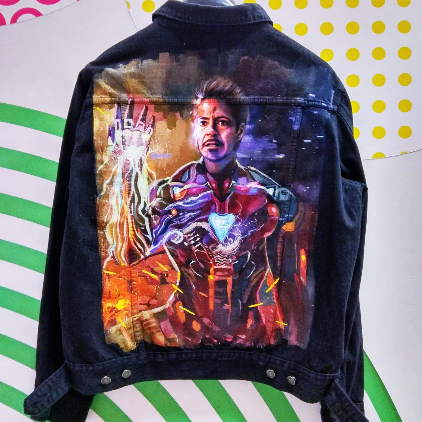 marvel denim jacket