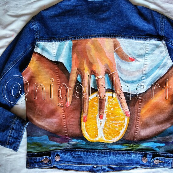 jeans jacket art