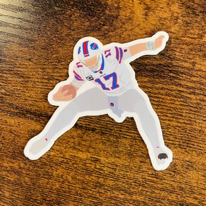 Jumping Josh Allen Sticker