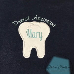 Monogrammed Dental Hygienist shirt, personalized dentist shirt, Dental office, dentist office, Dental assistant, dental hygiene student