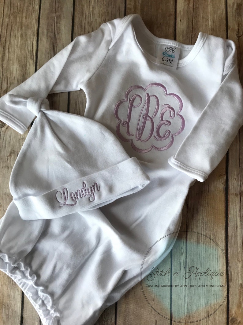 baby girl first hospital outfit