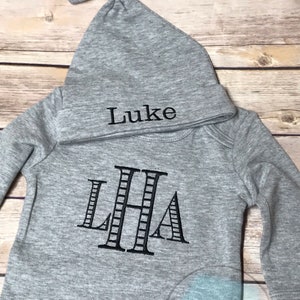 baby boy or girl coming home outfit, Personalized baby gift, newborn gown, girl hospital outfit, monogrammed, layette, first pictures, pink