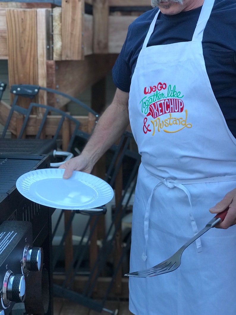 Made Just for Dad,Christmas aprons gift for Dad baking apron Grilling apron gift under 35 dollars,Grill King cooking apron