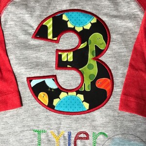 Dinosaur birthday shirt/ birthday shirt/birthday shirt for boy/ boy dinosaur birthday party/ custom dino shirt/ personalized shirt