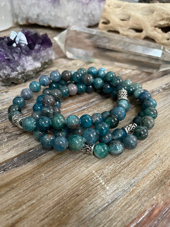 Blue Kyanite Bracelet for Balance Crystal Healing Bracelet - Etsy