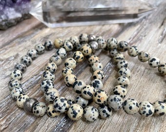 Dalmatian Jasper Bracelet for Joy, Purpose & Determination