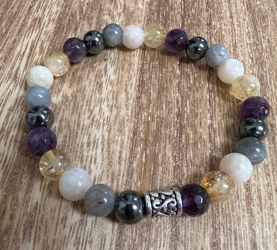 Menopause Relief Bracelet Infused W/reiki Amethyst Etsy