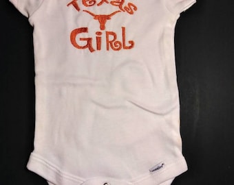 Texas Longhorns onesie