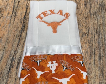 Texas Longhorns Burp Cloth
