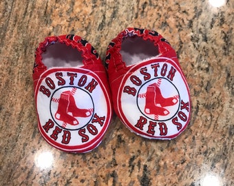 Boston Red Sox baby shoes size 0-6 months