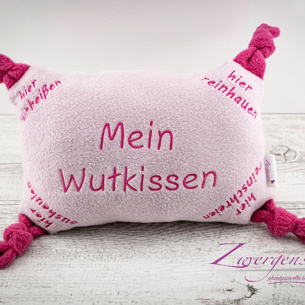 Wutkissen | Mein Wutkissen Flieder/Pink