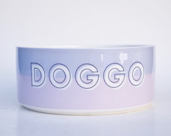 Dog Bowls You Can Customize | Modern Ceramic, Personalized, Large, Pet Bowls