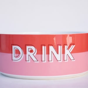 Custom Dog Bowl | Heavy Ceramic Dog Food Bowl or Water Bowl, Personalized