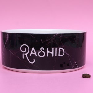 Custom Dog Bowl for Medium Dogs: Heavy Ceramic, Personalized Bowl