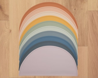 Silicone Dog Bowl Mat, Waterproof Pet Food Placemat
