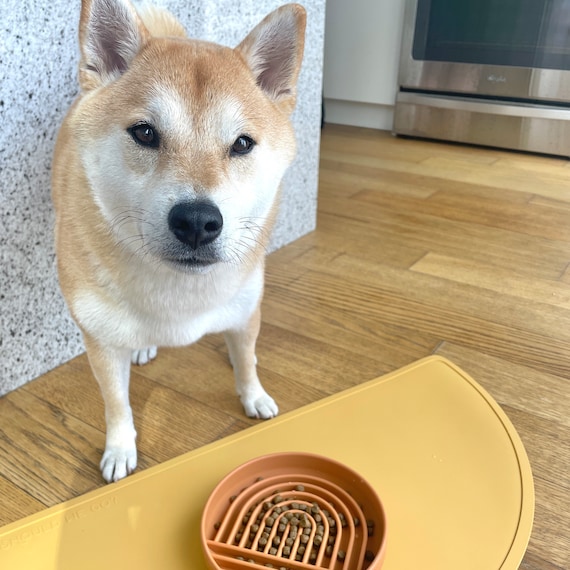 Silicone Pet Food Mat Waterproof Mats for Floors, Dog Mat for Food and Water,  Large or Medium Rubber Mat for Dog Bowls 