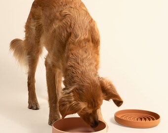 No Tip Silicone Bowl - A Modern Pet Food & Water Bowl With A Hidden Suction Cup - The Perfect Dish