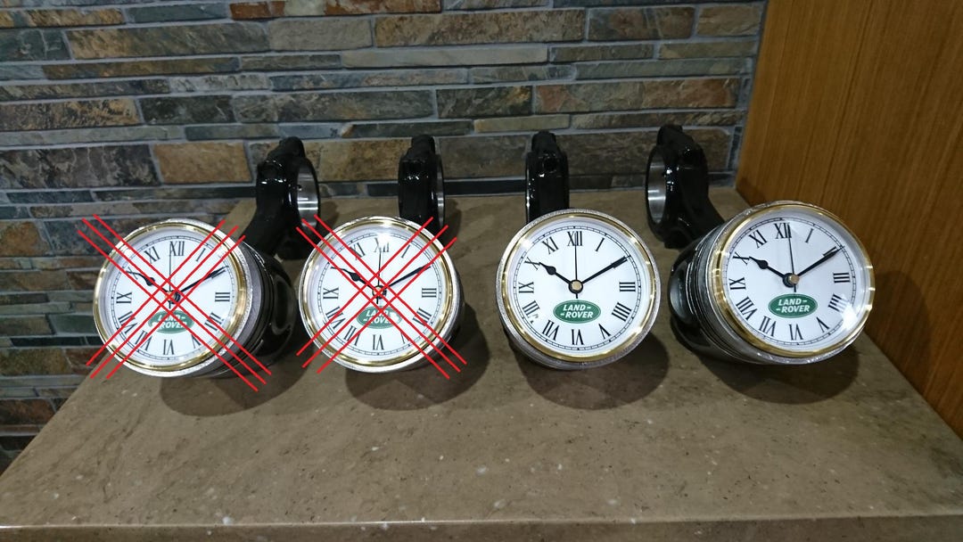 Land Rover Piston and Con Rod Desk Clock - Etsy