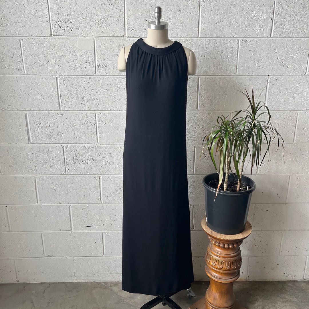 1960s Lanz Lace & Back Bow Maxi Dress main image 1