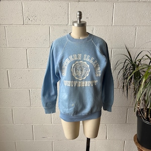 USA製 古着 80's イリノイ大学 スウェット パーカー ネイビー オレンジ University of illinois vintage sweatshirt - Etsy 日本