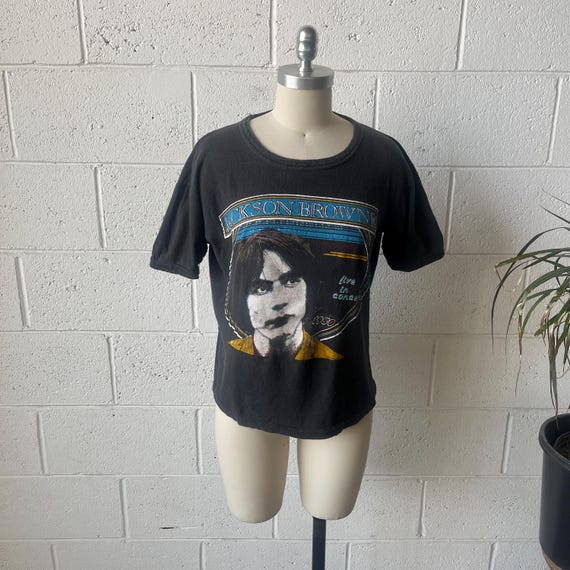 1980 Vintage Jackson Browne “running on Empty” Double Sided