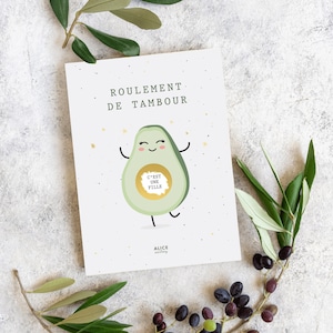 Carte à Gratter Gender Reveal - Annonce Sexe Bébé - Fille Garçon Jumeaux - Jeu Prédictions Grossesse