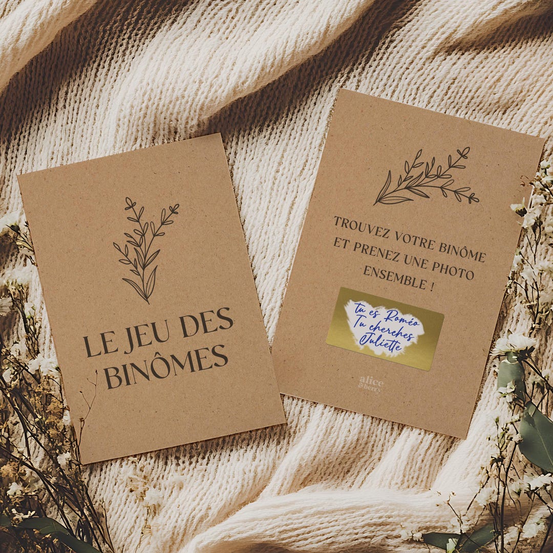 Scratch-off Cards for Photo Booth Pairs - Wedding Entertainment - Guest ...