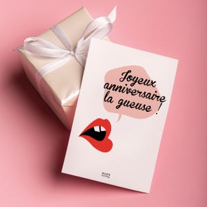 Carte Joyeux Anniversaire - Humour - Les Visiteurs - Dame Ginette Bild 2
