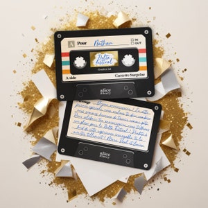 Carte à Gratter Concert Personnalisable - Cadeau festival Musique - Ticket à Gratter Surprise - Bon pour - Cassette Vintage image 7