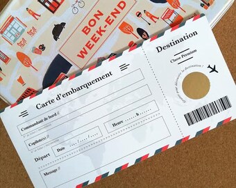 Carte De Voyage Etsy