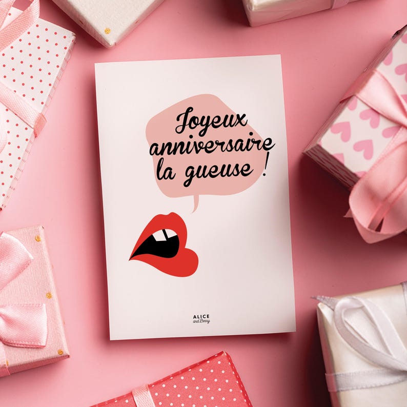 Carte Joyeux Anniversaire - Humour - Les Visiteurs - Dame Ginette Bild 1