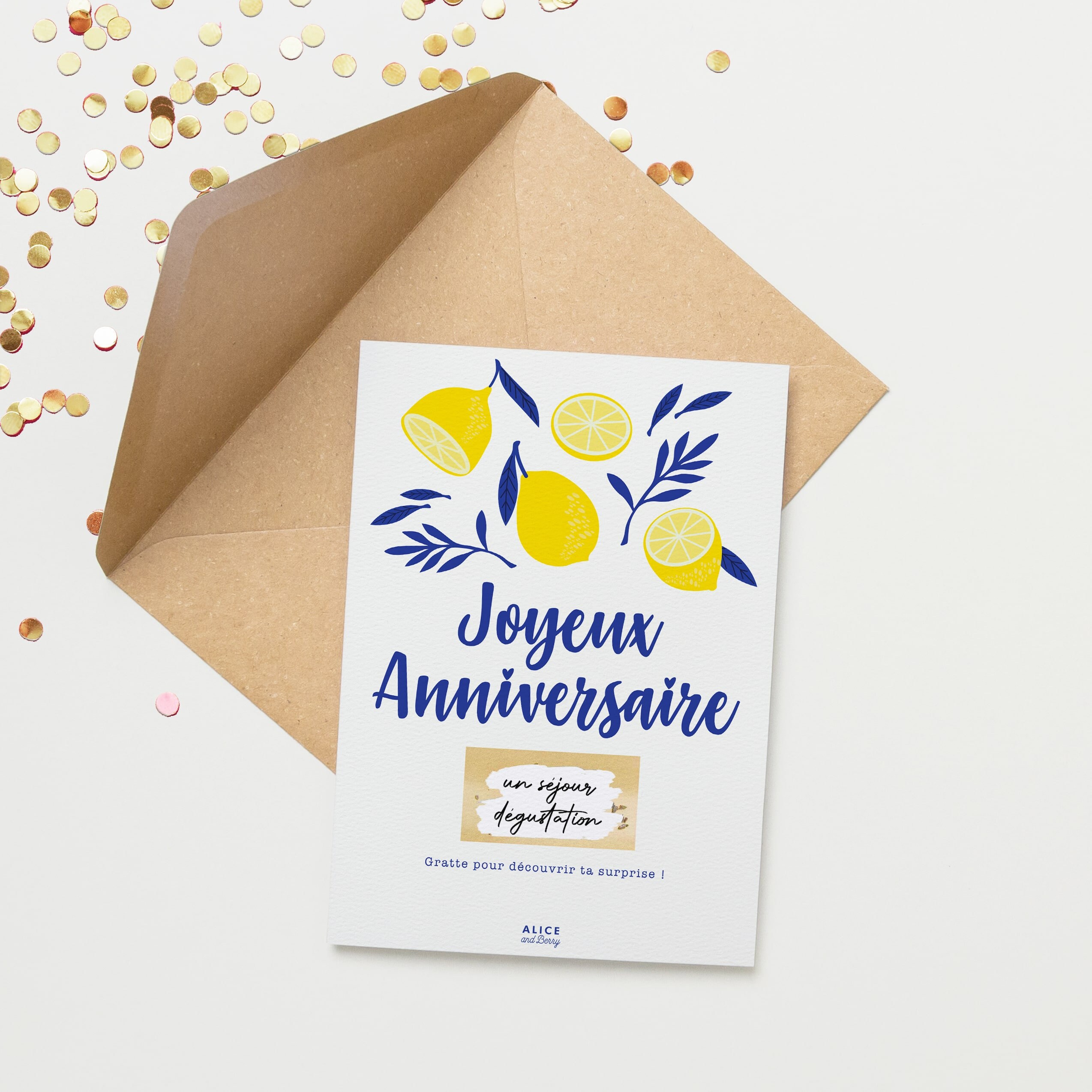 Carte à planter Anniversaire voiture