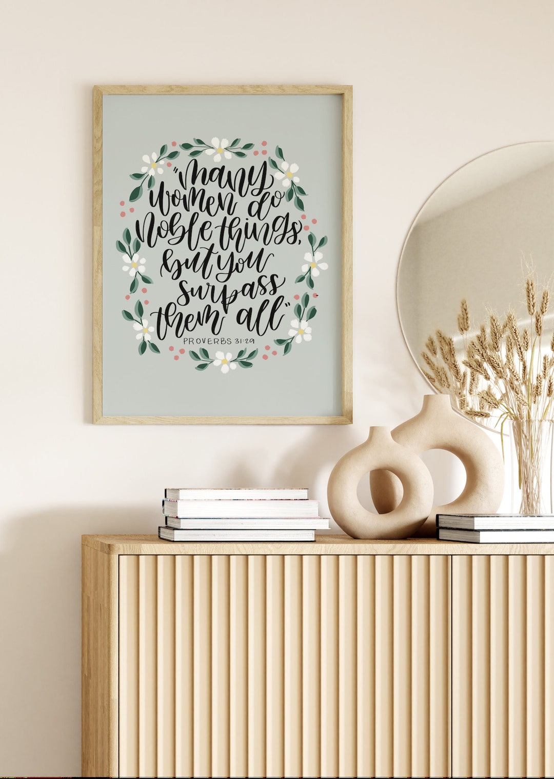 Proverbs 31:29 Digital Art Print - Etsy