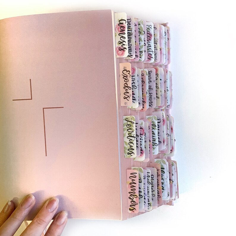 Floral Bible Tabs Etsy