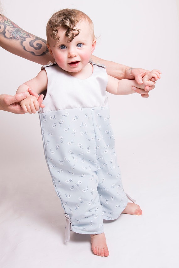 silver satin jumpsuit