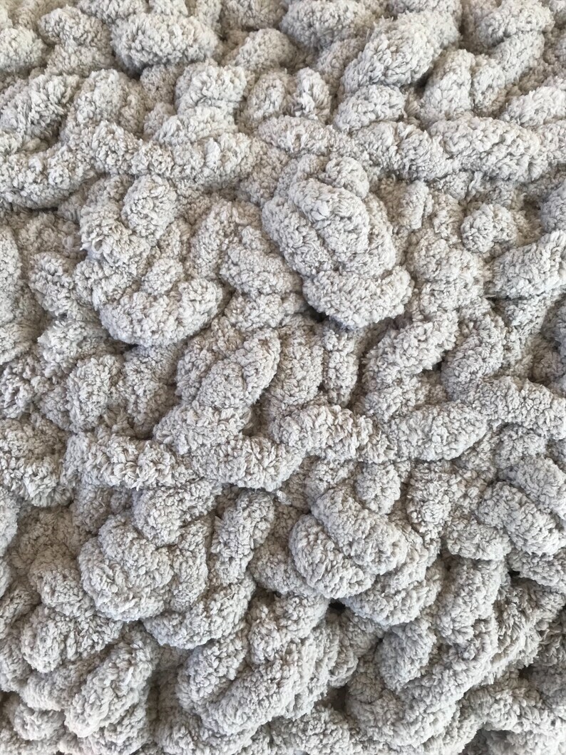 Mega Bulky Throw Blanket Cozy Large Crochet Blanket Afghan Etsy