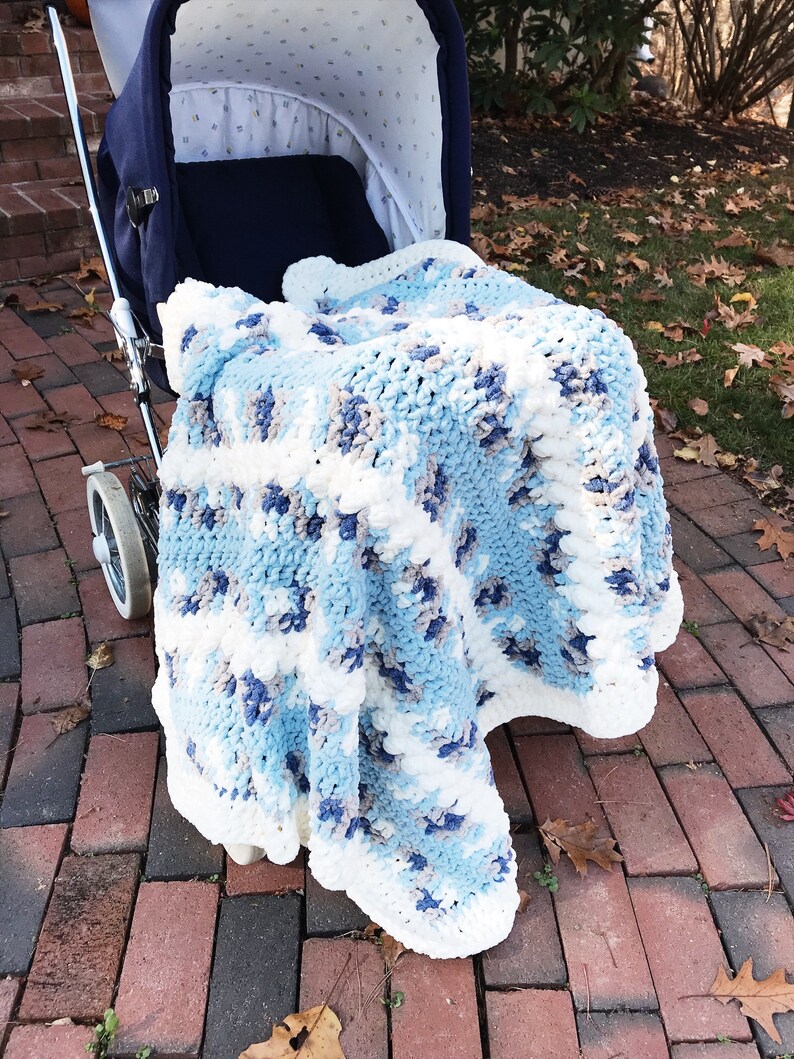 Cozy Cuddly Soft Baby Blanket Crochet Blanket Crib & | Etsy