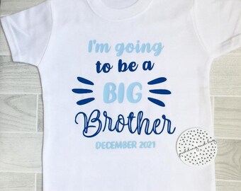 Camiseta de hermano mayor, camiseta para anunciar el embarazo