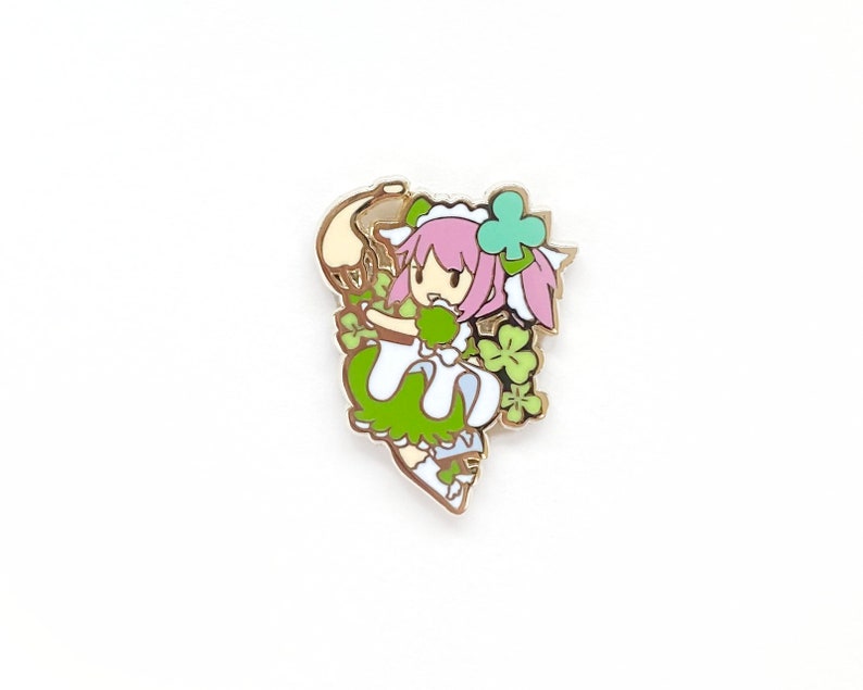 PREORDER Floral Magical Girl Enamel Pin