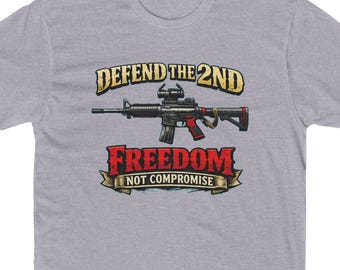 M4A1 Rifle Second Amendment Freedom Tee | Defend 2nd Cotton Shirt