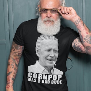 Joe Biden Cornpop T-Shirt: Unisex Soft Cotton Tee