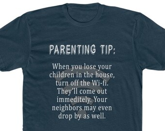Parenting Tip Cotton Tee: Turn Off The Wifi