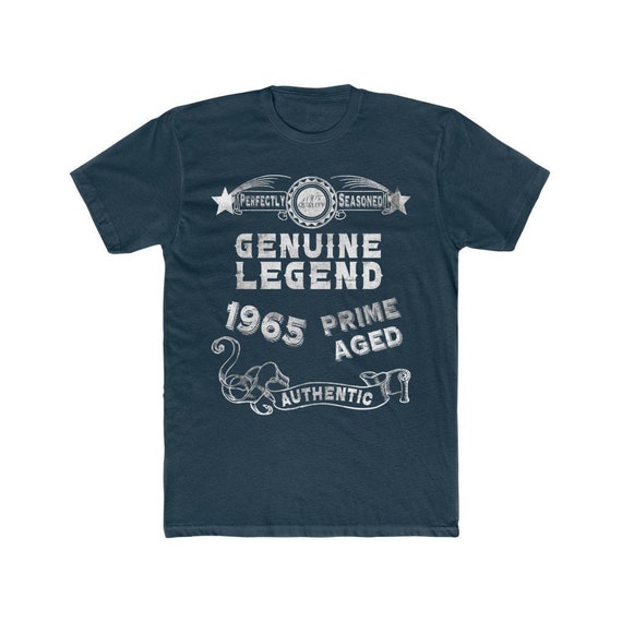 Este Hombre Nacido En El Año 1965 Blanco Camisetas Clásicas