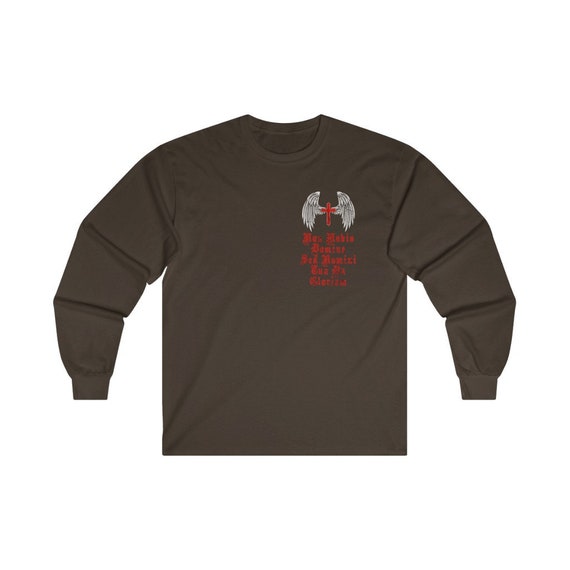 2 Sided Knights Templar Moral Code Design. Holy Cross Wings Ultra 